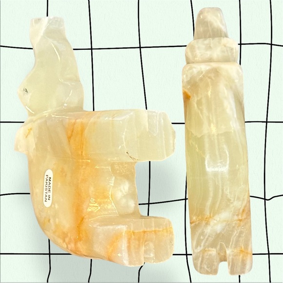 Onyx Elephant Figurine - Picture 3 of 4